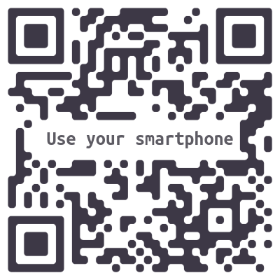 Use your smartphone : https://mailid.iwcweb.be/qrcode.html